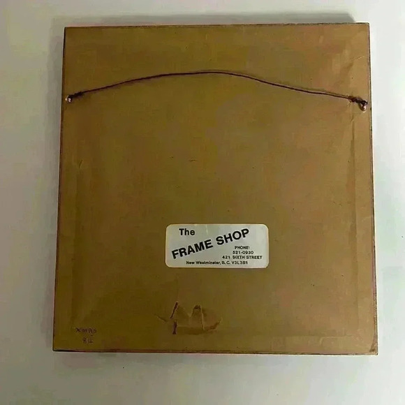 Framed Needlepoint | Vintage 50's indigenous baby  girl. - Picture 5 of 10